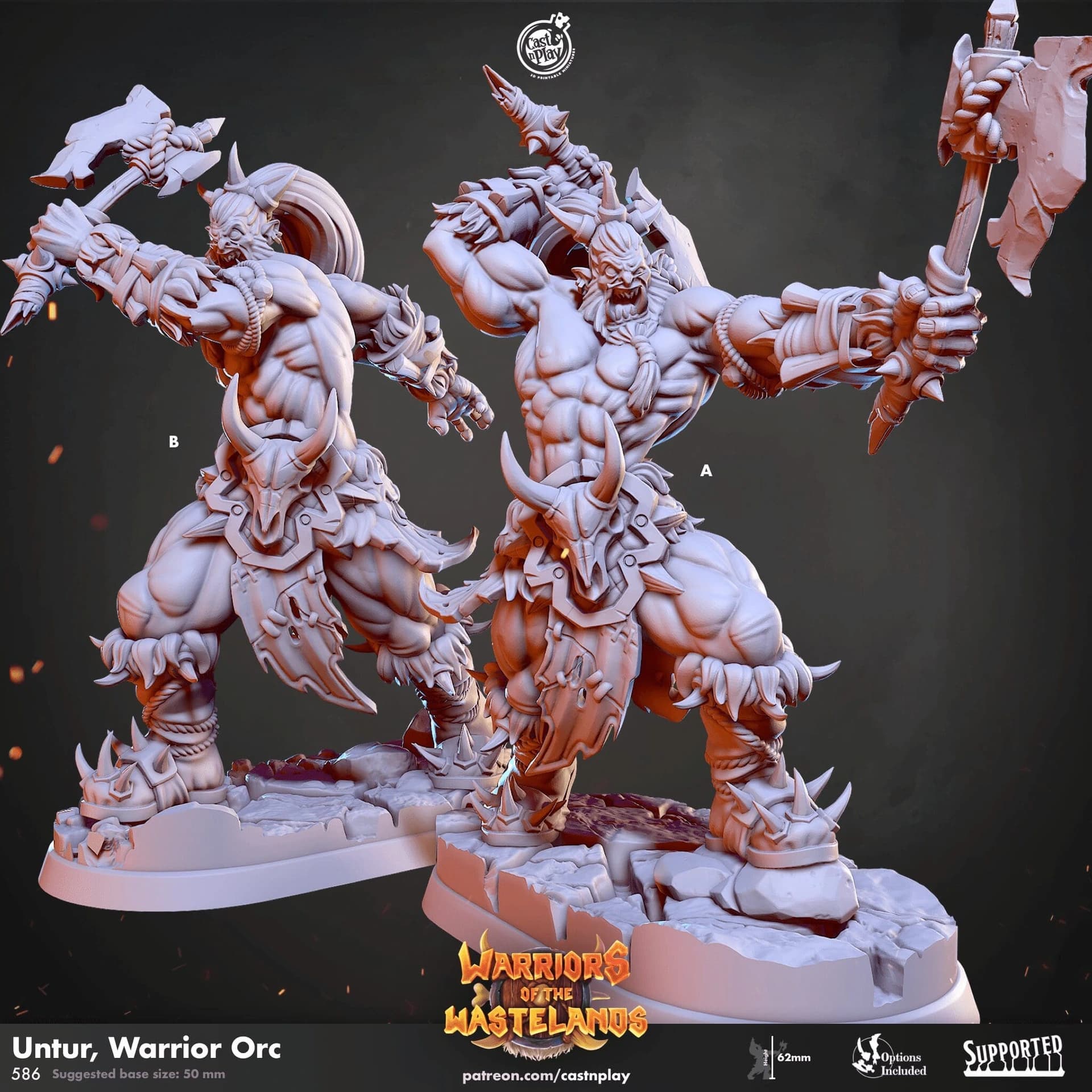 Lançamento Cast n Play Warriors of the Wastelands – Outubro 2022